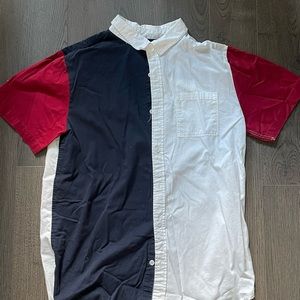 Pacsun multi colored button down Tee Large
